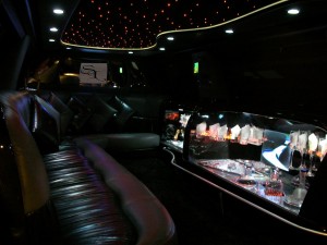 Interior of SUV Limousine