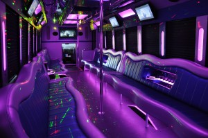Houston Party Bus Interior