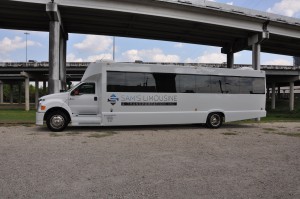 Shuttle Bus Exterior Houston