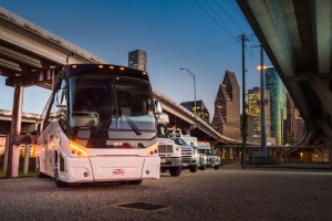 Rent a charter bus in Houston